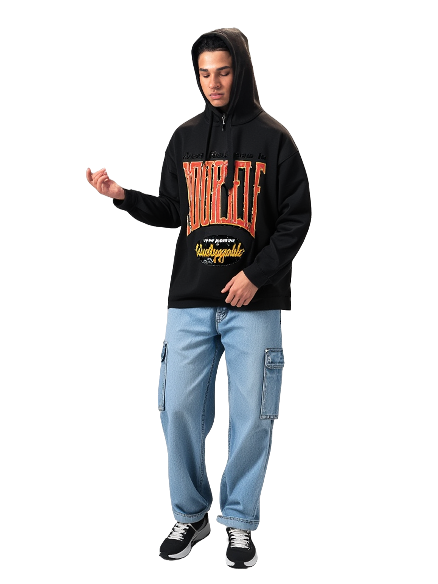 Sunfade Hand-Frayed Faux Two-Piece T-Shirt