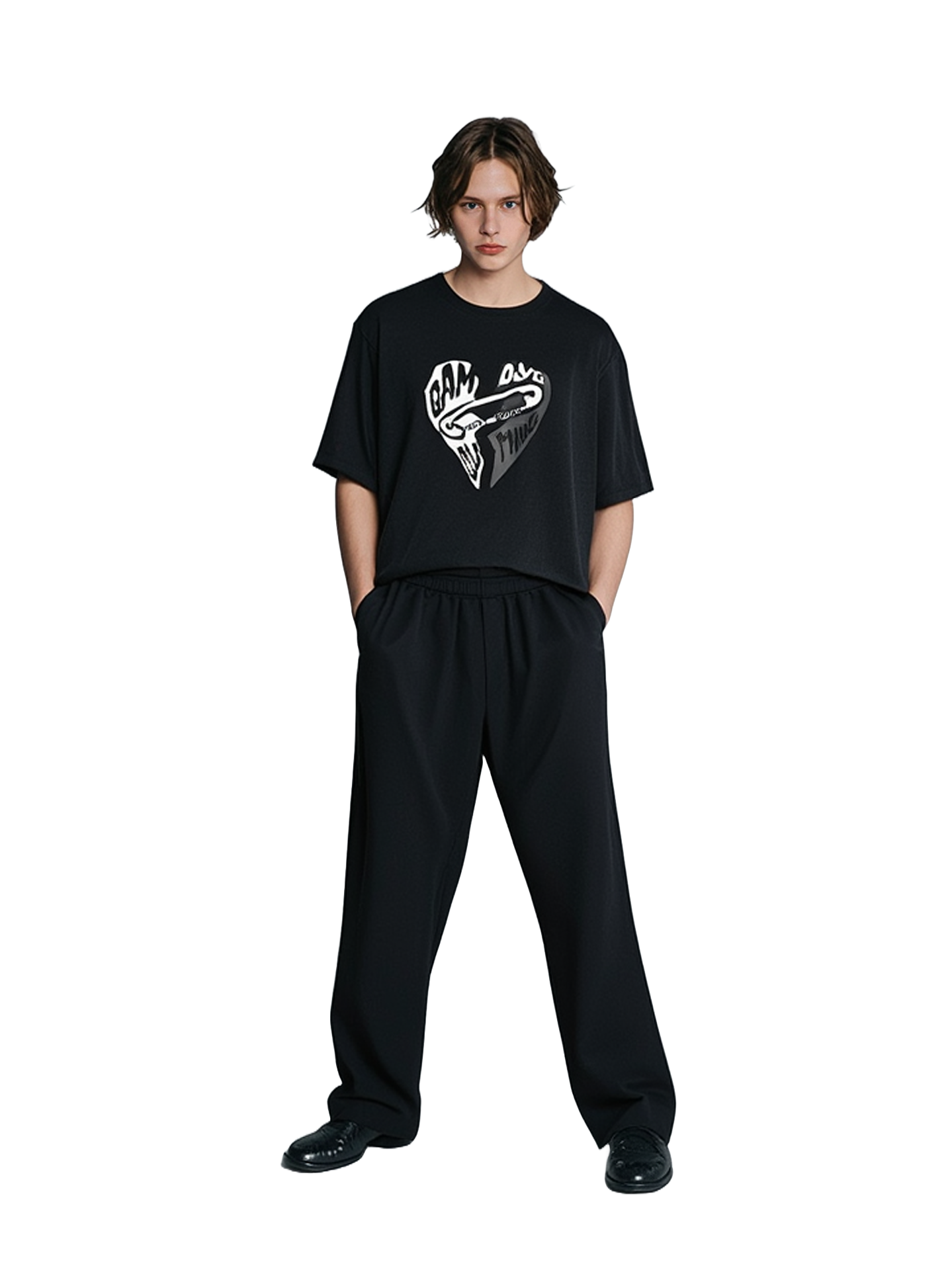 Raw Edge Snow Washed Boxy T-Shirt